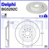 Stabdžių diskas DELPHI BG5292C