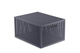 Daiktadėžė Curver, 20 l, pilka sp., 37.6 x 30 x 20.7 cm
