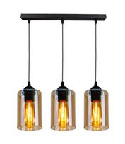 Candellux pakabinamas šviestuvas Bistro 33-00545, juodas/gintaro