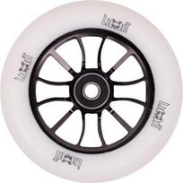 Paspirtuko ratukai LMT S, 110 mm, su ABEC 9 guoliais - Juoda/balta