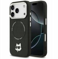 Telefono dėklas iPhone 17 Pro juodas su MagSafe Karl Lagerfeld