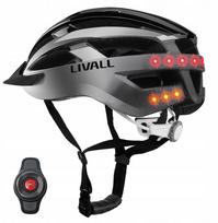 Livall MTB velosipēda ķivere Bluetooth 54-58cm LED/SOS/Interkom grey | LIV_156764 | 6970173156764