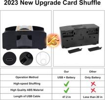 Automatinis kortų maišytuvas 2/4 kaladėms, Usb/baterija
