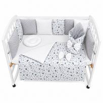 Patalynės komplektas su antklode ir lovytės apsaugomis (3 kraštai) 120×60 cm – Su gyvūnais