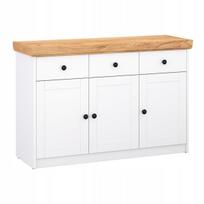 Komoda Target Home, balta/ruda