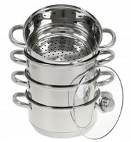 Puodų rinkinys STEAMING, 5 dalių, 24 cm, 5,0 l, tinka indukcijai ir dujoms