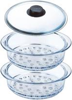 Garintuvas su dangčiu Pyrex, 20 cm, borosilikatinis stiklas