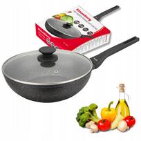 WOK keptuvė 28 cm su dangčiu, nelipni, tinka indukcijai ir dujinėms, Klausberg