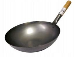 Apvalus wok keptuvas, 35 cm, alavo dugnas