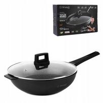 Indukcinis wok keptuvė su dangčiu Starke Pro Taylor Marble, 32 cm