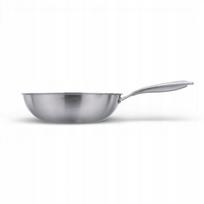 Wok keptuvė MASTERPAN, 28 cm, nerūdijančio plieno, tinka indukcijai ir dujoms