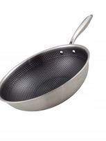Gili wok keptuvė 4,5 l, 32 cm, plieninė, tinka indukcijai ir dujoms