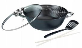 Wok keptuvė GSW WOK-SET, 32 cm