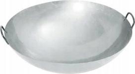 Plieninis wokas HENDI, 710x220 mm, rankenos, 1,5 mm storio