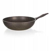 Wok keptuvė PREMIUM, 28 cm, nelipni, tamsiai ruda