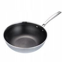 Wok keptuvė Maestro MR-1224-30, nerūdijantis plienas, 30 cm