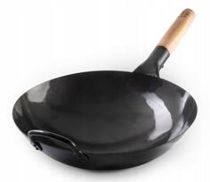 Wok keptuvė Craft Wok Black13, 33 cm, kalto anglinio plieno, apvalus dugnas, 731W317