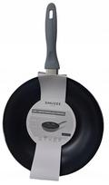 Wok keptuvė su nelimpančia danga, 28 cm, pilka