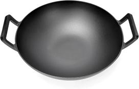 Ketaus wok keptuvė 36 cm, tinka dujinėms, indukcinėms ir grilio viryklėms
