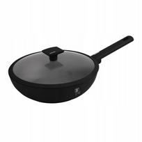 Wok keptuvė su dangčiu 28 cm BerlingerHaus BH-8181, juoda