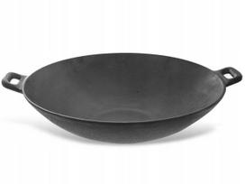Ketaus wok keptuvė, 30 cm