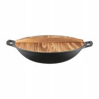 Ketaus wok keptuvė IRON Ambition, 32 cm, BBQ