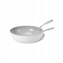 Keraminė wok keptuvė Elmich Vital, 26 cm, kreminė balta