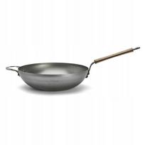 Wok keptuvė de Buyer Mineral B BOIS, 32 cm, pagaminta Prancūzijoje