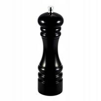 Medinis pipirų ir prieskonių malūnėlis BLACK, 18 cm, su plieno mechanizmu