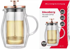 Stiklinė arbatinukė 350 ml ROSE GOLD KLAUSBERG 7721