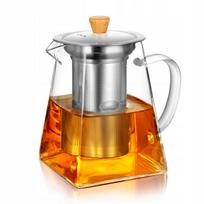 Stiklinis arbatinukas su sieteliu CnGlass, 700 ml, atsparus karščiui