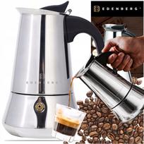 Kavos virimo aparatas EDENBERG, espresso, 12 puodelių, 600 ml, tinka indukcinei kaitlentei