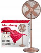 Grindų ventiliatorius STANDING FAN, 40 cm, 50 W, tylus, stabilus