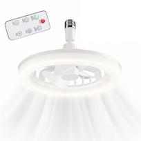 Lubų ventiliatorius su LED apšvietimu ir nuotolinio valdymo pultu PLAFO Rotary 360