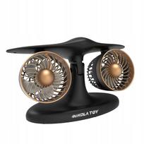 Stalinis ventiliatorius Turbo Jet Fan J2 su reguliuojama kryptimi, LED, USB