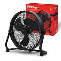 Oro cirkuliatorius Webber 05FF450BL, juodas, 80W, pramoninis