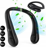 Kaklo ventiliatorius, 5 greičiai, USB, be sparnelių, tylus, lengvas