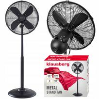 Grindinis ventiliatorius WINDMILL, 4 mentės, 50W, tylus, 125 cm, metalinis