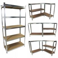 Metalinė sandėliavimo lentyna STRONG, 150x75x30 cm, 5 lentynos, 875 kg, garažui