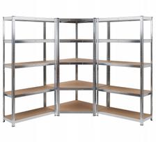 Metalinė sandėliavimo lentyna Dooc, 180 x 270 x 40 cm, iki 175 kg lentynai, komplektas