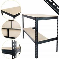 Darbo stalas ePlatinum 120x60x90, 2 lentynos po 400 kg, dažytas, tvirtos storos plokštės