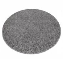 Apvalus kilimas SOFFI, 80 cm, pilkas, shaggy, #AF237