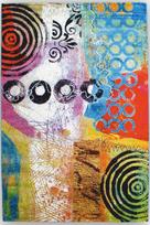 Kilimas FOLKLORE 120x170 cm, margas, modernus, minkštas, svetainei