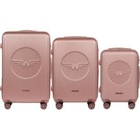 3 Dalių Lagaminų Rinkinys Wings Swallow 3.0 Rose Gold