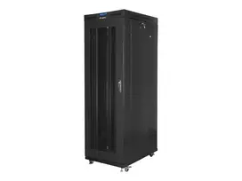 LANBERG free standing rack 19inch cabinet 37U 800x1000 mesh door LCD flat pack black