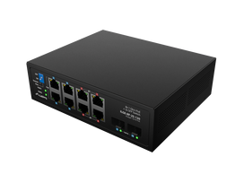Lanberg Switch PoE 4xBT 4xAT 4xSFP Din Unmanagment Gigabit Ethernet   ILGE-8P-2S-120   Unmanaged   Din rail
