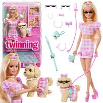 Mattel Barbie Twining Looks Lėlė - Vedanti Savo Šunį ZA6701