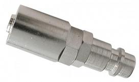 Greito sujungimo movos kištukas - 14x8mm su užspaudimu pneum, ADLER