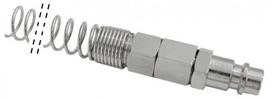 Greito sujungimo movos kištukas - 8x5mm su spyruokle pneum, ADLER