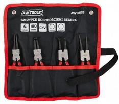 Replės fiks, žiedams 180mm k-tas 4vnt, AW-TOOLS